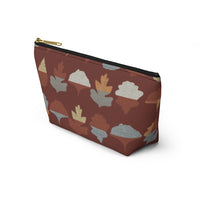 Frond Accessory Pouch w T-bottom in Red